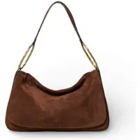 Twinset per donna. 261TD8560 Grande borsa marrone Liliane (OSFA), Casual, Pelle