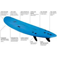 Ocean & Earth Tavola Da Surf Super Wide Surf School 8´0´´