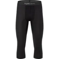 Super.natural Tundra 175 Tight 3/4 Mutande tecniche lunghe Uomo (58 - 3XL, nero)