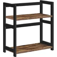 Songmics Scaffale da cucina a 2 livelli, portaspezie, portaoggetti