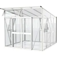 Pergart Serra Vitavia "Aura 7800" bianca, 7,8 m², vetro temperato da 3 mm, vetro laminato da 10 mm