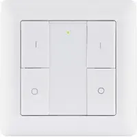 Paulmann Interruttore a parete ZigBee 2-gang on/off/dimmer