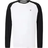 Volcom Pen Basic L/S Tee Maglia a manica lunga Uomo (L, bianco)