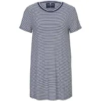Tom Tailor Camicia da notte blu notte / bianco