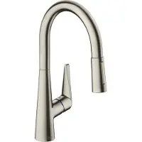 Hansgrohe Talis M51 Mitigeur monocommandé pour cuisine 200, 2 types de jets, Eco, 72817800, 72817800