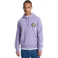 Quiksilver Graphic Hoodie Felpa con cappuccio Uomo (S, lilla)