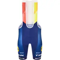 Santini Lidl Trek Bib Shorts Pantaloni da ciclismo Uomo (XXL, blu)