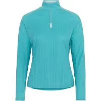 Kari Traa Women's Leah Half Zip Maglia funzionale Donna (L, turchese)