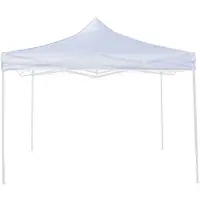 Divina Garden Telo tetto Bianco 3X3 impermeabile per ricambio gazebo richiudibile