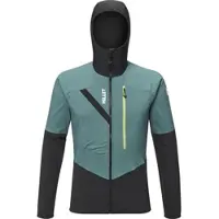 Millet - Giacca da sci alpinismo da uomo - Rutor XCS Air Hoodie M Bottle Black per Uomo in Pelle - Taglia S - Verde