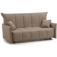 Dmora Talamo Italia Divano Letto 3 Posti Ardis 90x190 cm Nero Tortora, Sfoderabile Lavabile Italy