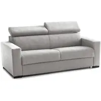 Talamo Italia Divano Letto 2 Posti Annalara 95x180 cm Nero, Sfoderabile Contenitore Italy