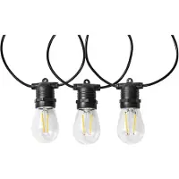 Nedis Luci da decorazione SmartLife - Luci da festa - Wi-Fi - Bianco caldo - 10 LED - 9,00 m - Android - Diametro lampada: 45 mm