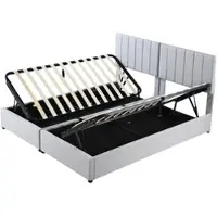 STILVORA Divano letto Letto per ragazzi 140×200 cm Divano letto con presa USB, striscia LED e cassetti, bianco (senza materasso)
