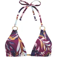 LASCANA Top per bikini blu / arancione / bordeaux
