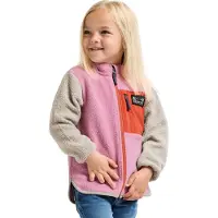 Didriksons Kid's Anten Fullzip Giacca in pile Bambini (120, fuchsia)