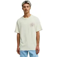Quiksilver Curve Palm T-shirt Uomo (XL, bianco)