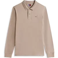 Tommy Hilfiger Slim Placket Polo Ivy Mink Taglia: M | Maglie a manica lunga Outlet | Uomo