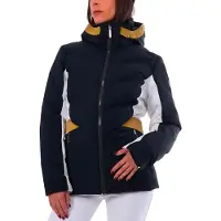 Henri Duvillard - Giacca da sci da donna in PrimaLoft - Amelie Black per Donne in Pelle - Taglia 40 - Nero