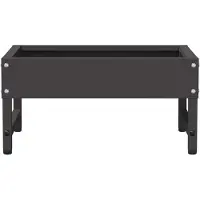 vidaXL Mangiatoia per uccelli nera 34 x 26 x 16 cm Acciaio laminato a freddo