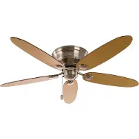 Hunter Low Profile III - ventilatore marrone/acero
