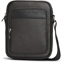 Tommy Hilfiger Flag Monogram Mini Crossover Black Taglia: OS | Borse Outlet | Uomo | Nero