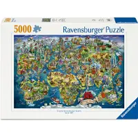 Ravensburger Mappa Del Mondo 5000p (12001738) Puzzle