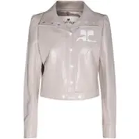 Courreges Giubbotto in vernice