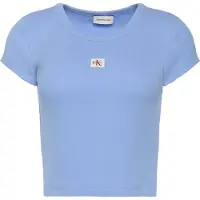 Calvin Klein Ss Heritage Label Tee Blue Descent Taglia: L | Maglie Sportivi Outlet | Donna | Blu