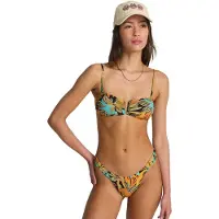 Billabong Women's Des Tropiques V Bandeau Parte superiore bikini Donna (L, variopinto)