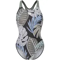Arena Women's Forest Swimsuit Swim Pro Back L Costume intero Donna (38, grigio)