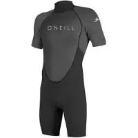 O'Neill Muta Shorty A Maniche Corte Con Cerniera Posteriore Reactor-2 2 Mm Spring