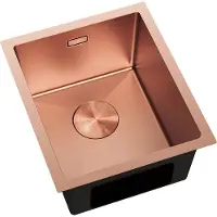 Mexen Trixo lavello in acciaio inox 1 vasca 370 x 440 mm, rame - 6412371000-65