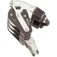 Barton Marine Puleggia Girevole Tripla Con Supporto Per Fune/bitta 400kg 10 Mm