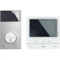 Legrand Set video Classe 100X16E con connessione WLAN, telecamera grandangolare, touchscreen da 7 pollici, espandibile a casa mono/bi-familiare, 364932