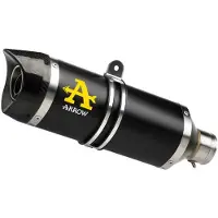 Arrow Silenziatore Omologato Thunder Aluminium Dark With Carbon End Cap Honda Cb 650 R ´19-22