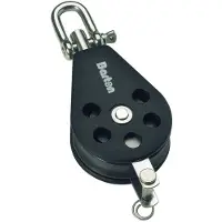 Barton Marine Puleggia Girevole Singola Con Supporto Per Fune 385kg 10 Mm