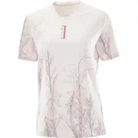 Salomon Women's S/Lab Ultra Tee AOP Maglia da corsa Donna (XS, bianco)