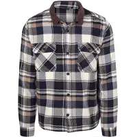 Barbour - Chemise à carreaux - Grasmoor Relaxed Checked Shirt Navy per Uomo - Taglia L - Blu navy