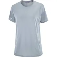 Salomon Women's Sense Aero S/S Tee GFX Maglia da corsa Donna (XS, grigio)