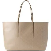 Calvin Klein Emblem Aop Large Tote Desert Taupe Aop Taglia: OS | Borse a mano Outlet | Donna | Nero