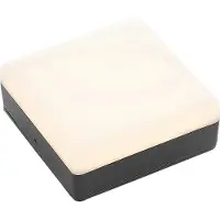 LUCANDE Plafoniera LED Thilo, 16 cm, antracite, sensore, IP54