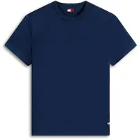Tommy Hilfiger Tjm Regular Waffle Ss Tee Dark Night Navy Taglia: S | Magliette basic Outlet | Uomo | Nero