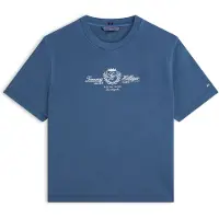 Tommy Hilfiger Varsity Crest Modern T-shirt Dark Night Navy Taglia: S | Maglie Sportivi Outlet | Donna | Nero