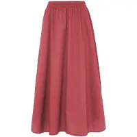 Devotion Twins Eutopia Long Skirt Poplin Rosewine Taglia: M | Maxi gonne Outlet | Donna | Rosa