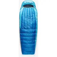 Sea to Summit - Sacco a pelo in piumino naturale - Trek -1C/30F Down in Nylon - Taglia Lungo - Blu