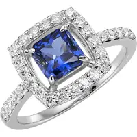 Giorgio Martello Milano Anello blu / argento / trasparente