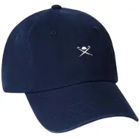 Hackett London per uomo. HM0400073 Cappello Washed Brolly blu navy (OSFA), Casual, Cotone