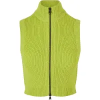 Urban Classics Ladies Short Knit Vest Frozenyellow Taglia: S | Cardigan Outlet | Donna | Giallo