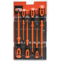 Bahco Set Di Cacciaviti Set Of 6 Ph1ph2 Slotted And Phillips Screwdrivers With Rubber 3-6.5 Mm